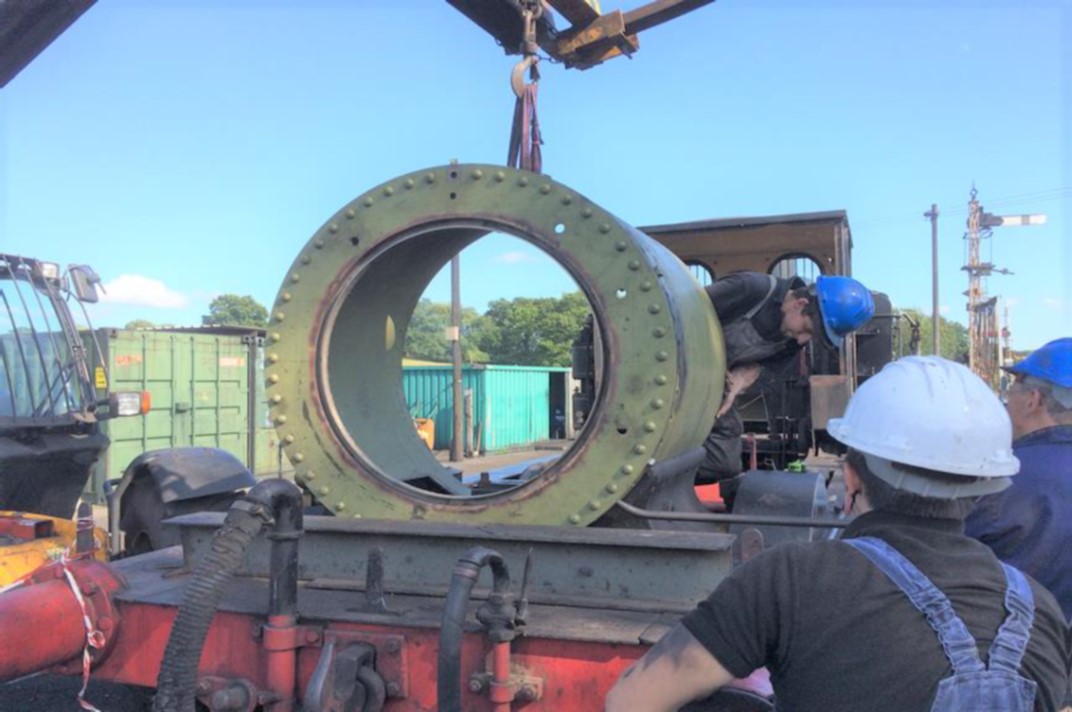 Smokebox Trial Fit September 2019