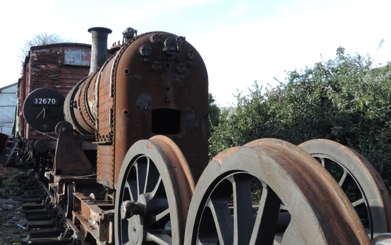 Boiler and wheels